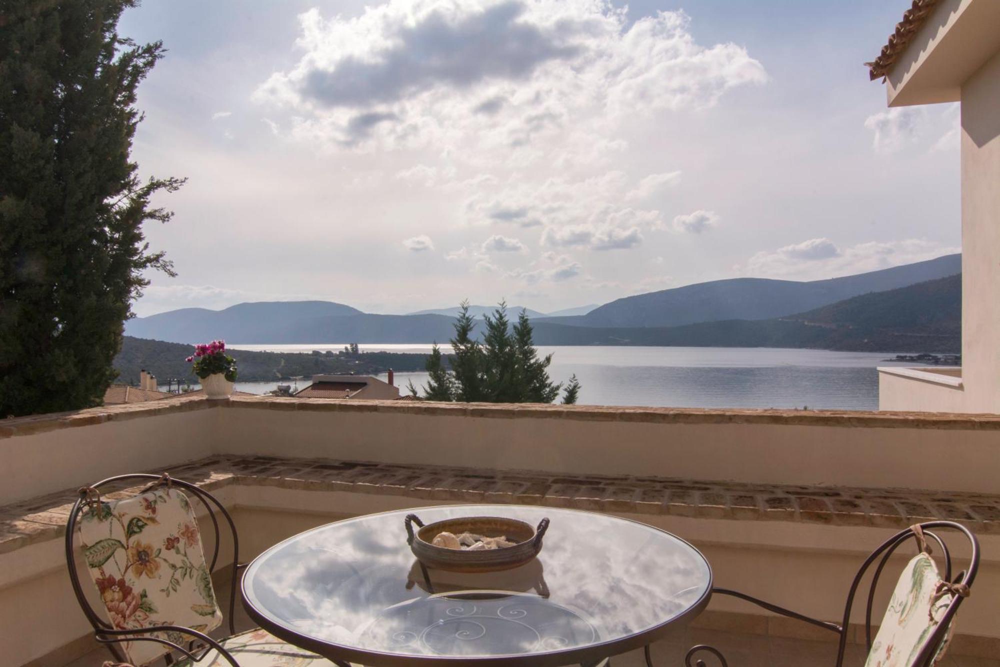 Villa Maira Luxurious With Private Swimming Pool Korfos Ngoại thất bức ảnh
