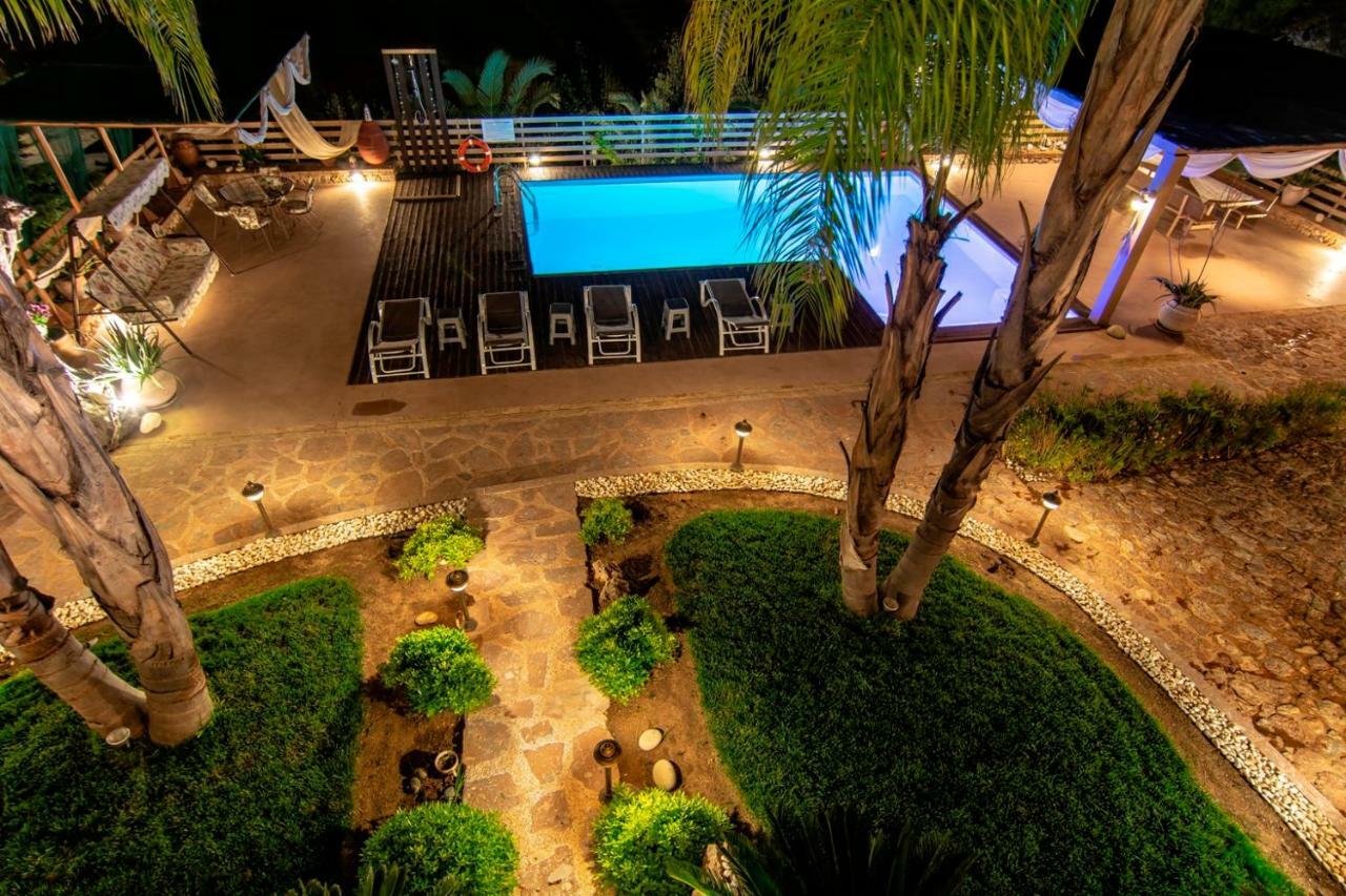 Villa Maira Luxurious With Private Swimming Pool Korfos Ngoại thất bức ảnh